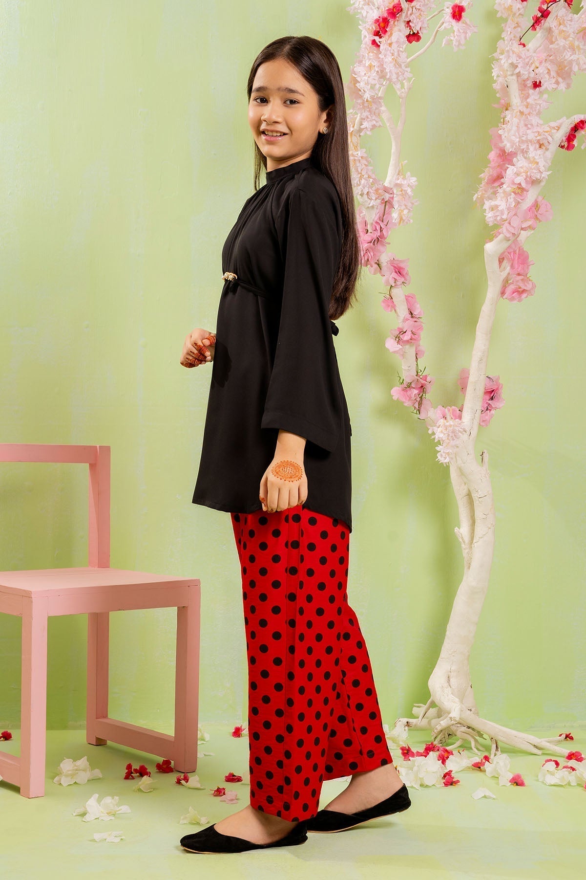 Ochre Clothing Georgette 2 Pc Suit