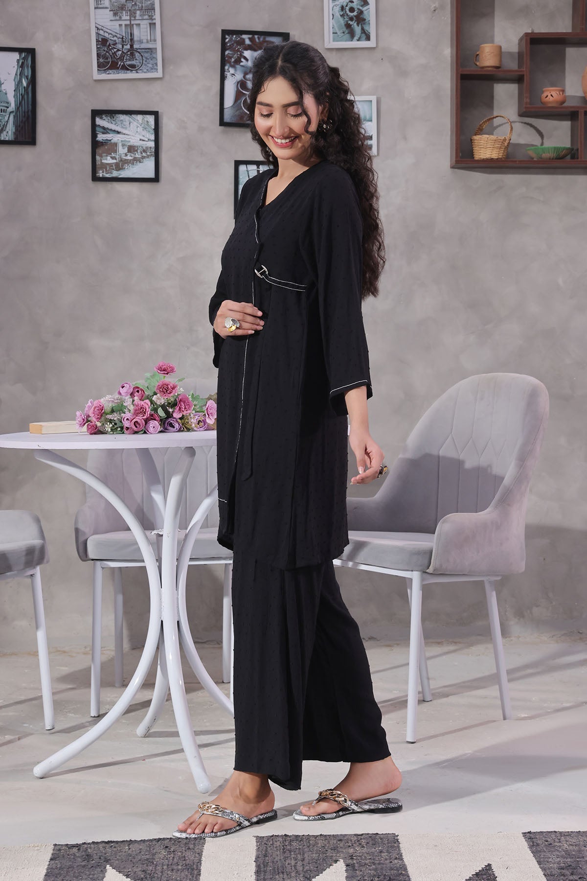 Ochre Clothing Broshia Cotton Women's 2 Pc Suit