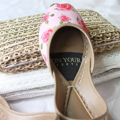 On Your Feets Casual Khussa-Rosewood Charm