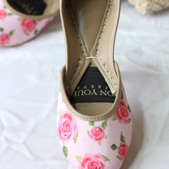 On Your Feets Casual Khussa-Rosewood Charm