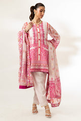 Lux Edit By Zaaviay Stitched Rosy Radiance (Shirt & Duppatta)