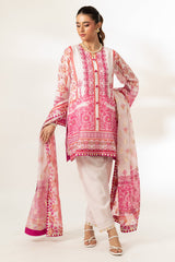 Lux Edit By Zaaviay Stitched Rosy Radiance (Shirt & Duppatta)