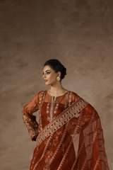 Eblouir By Imran Ramzan Unstitched 3 Piece Luxury Formals Collection'2025-Rouge Envoûtant