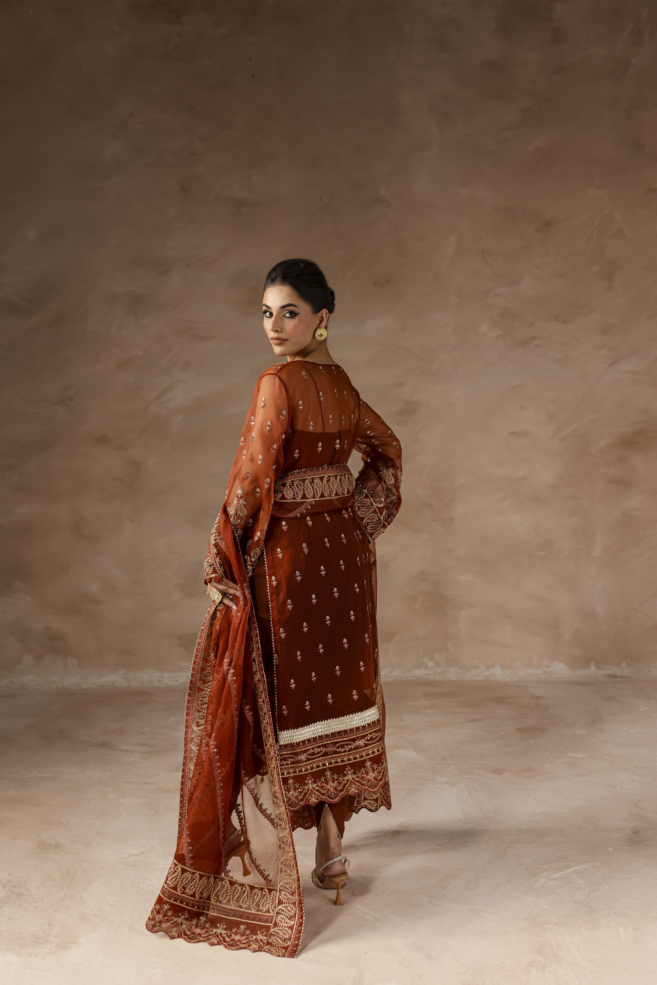 Eblouir By Imran Ramzan Unstitched 3 Piece Luxury Formals Collection'2025-Rouge Envoûtant