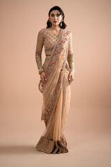 Lumiere By Imrozia Stitched 3 Piece Luxury Saree Collection'2025-S.S 05 Celeste