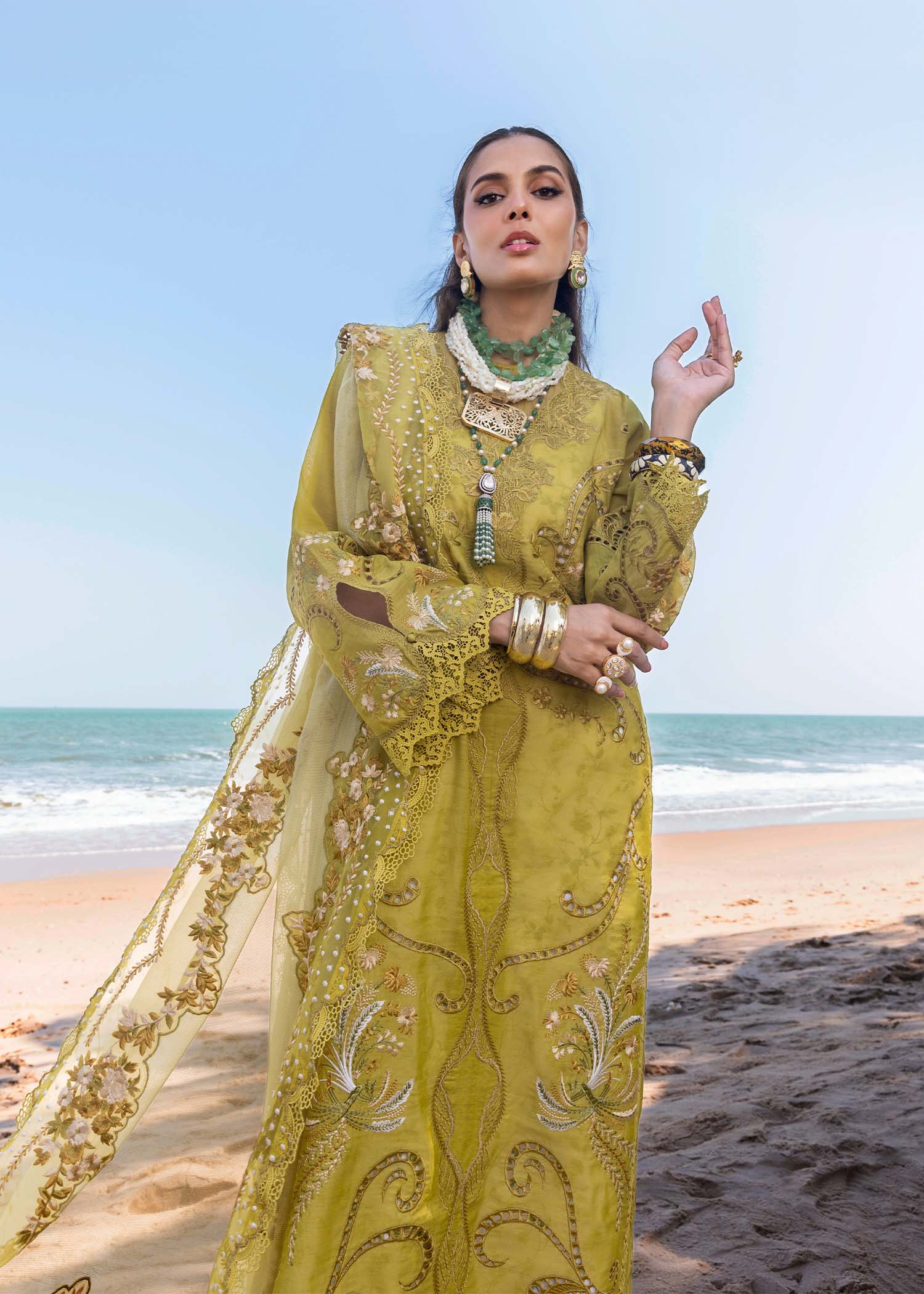 Saira Shakira Unstitched 3 Piece Luxury Lawn Collection'2025-SAMARA-A