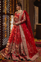 Sajal By Serene Unstitched 3 Piece Bridal Collection'2024-SB-30-Mairaj