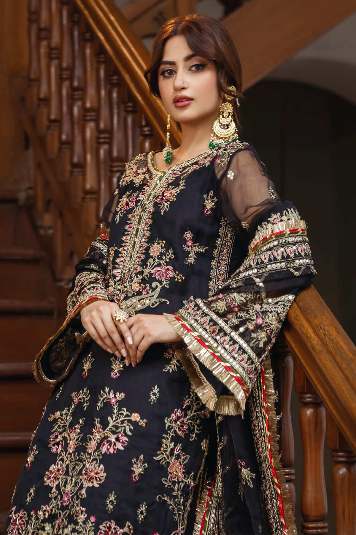 Sajal By Serene Unstitched 3 Piece Bridal Collection'2025-SB-32 Mehrang