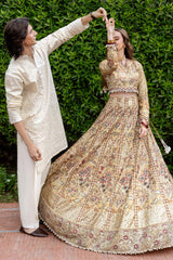 Mehfil Shagna by Ramsha Unstitched 3 Piece Festive Formals Collection'2025-SF-02-Jhilmil