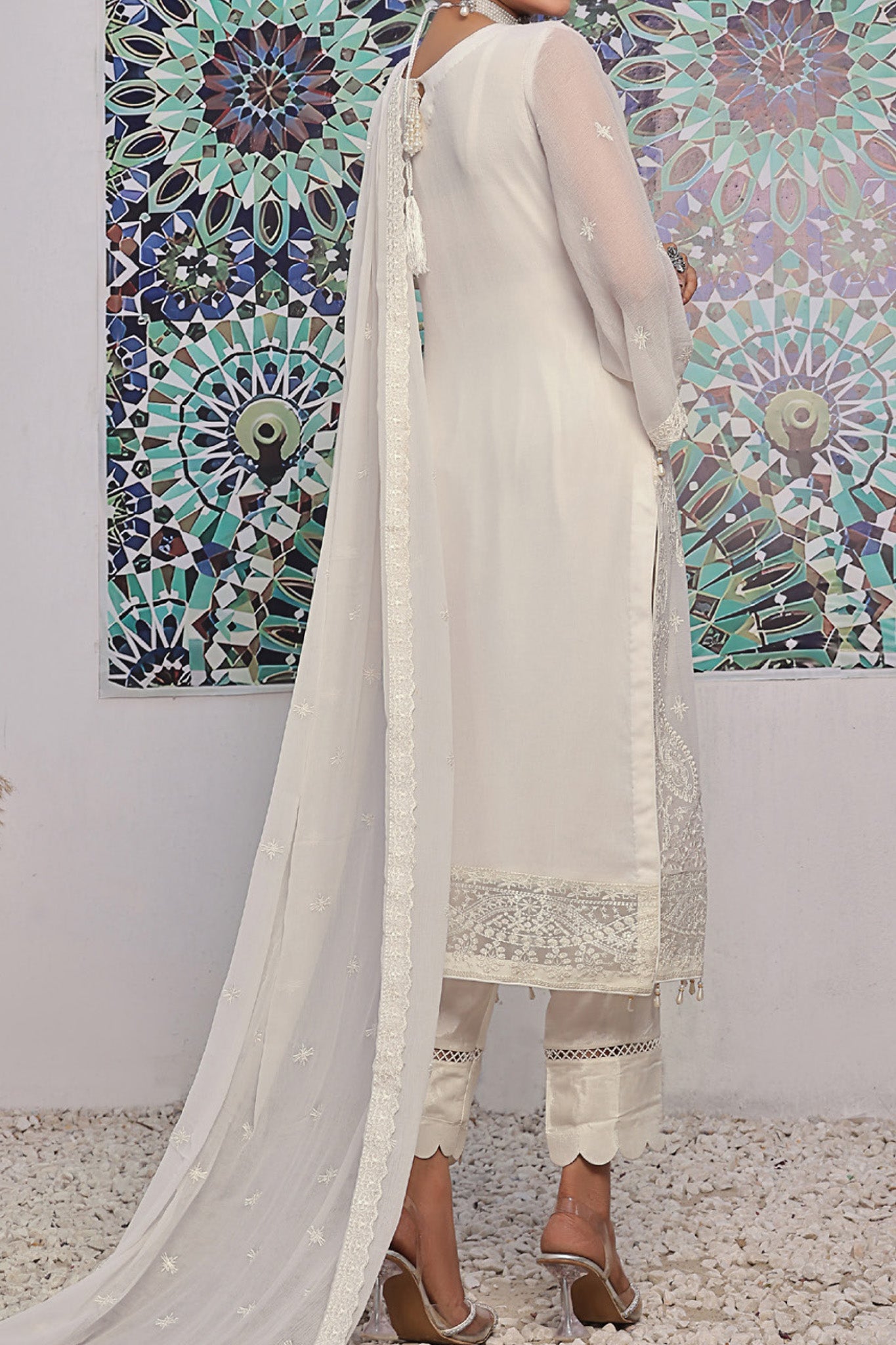 Fleur By Soghat Unstitched 3 Piece Festive Emb Luxury Chiffon Collection'2024-SF-02