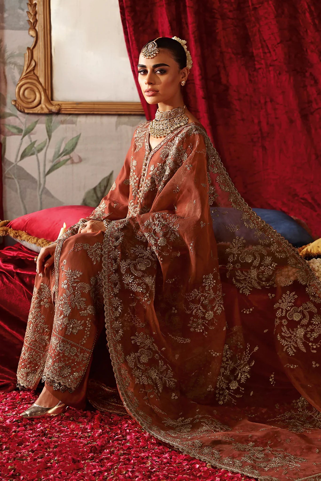 Shagna by Ramsha Unstitched 3 Piece Premium Raw Silk Collection'2025-S-02-Zarish