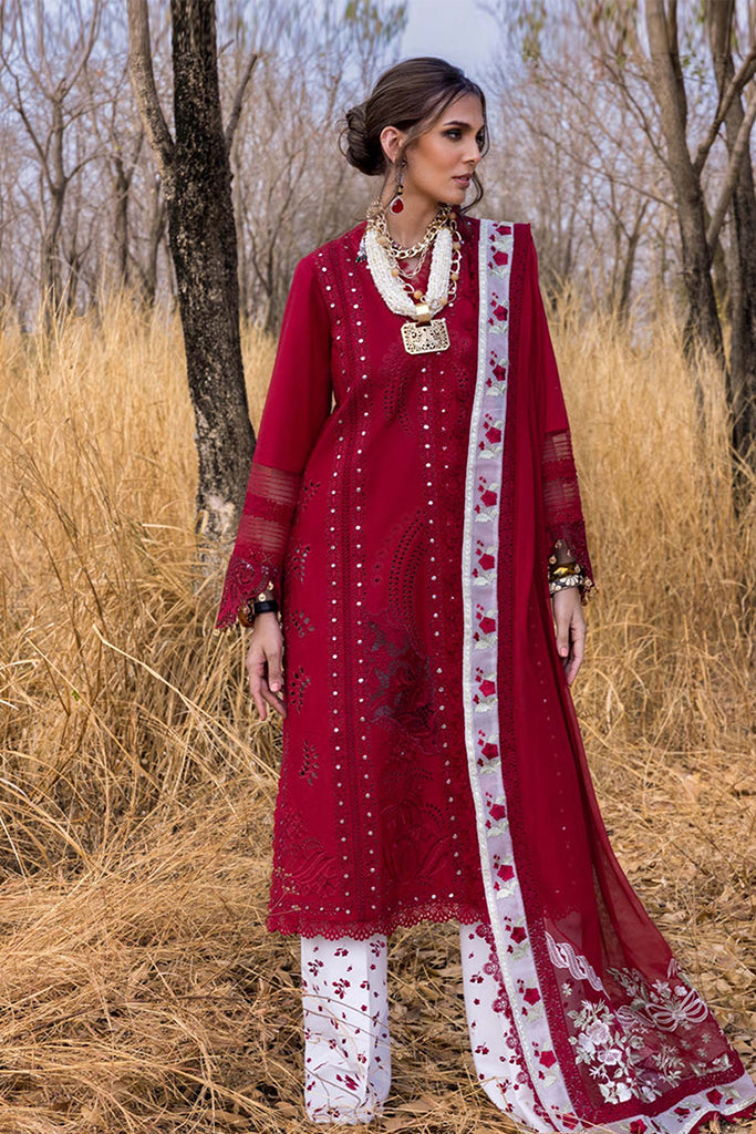 Saira Shakira Unstitched 3 Piece Luxury Lawn Collection'2025-SHAMS-A