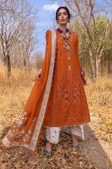 Saira Shakira Unstitched 3 Piece Luxury Lawn Collection'2025-SHAMS-B