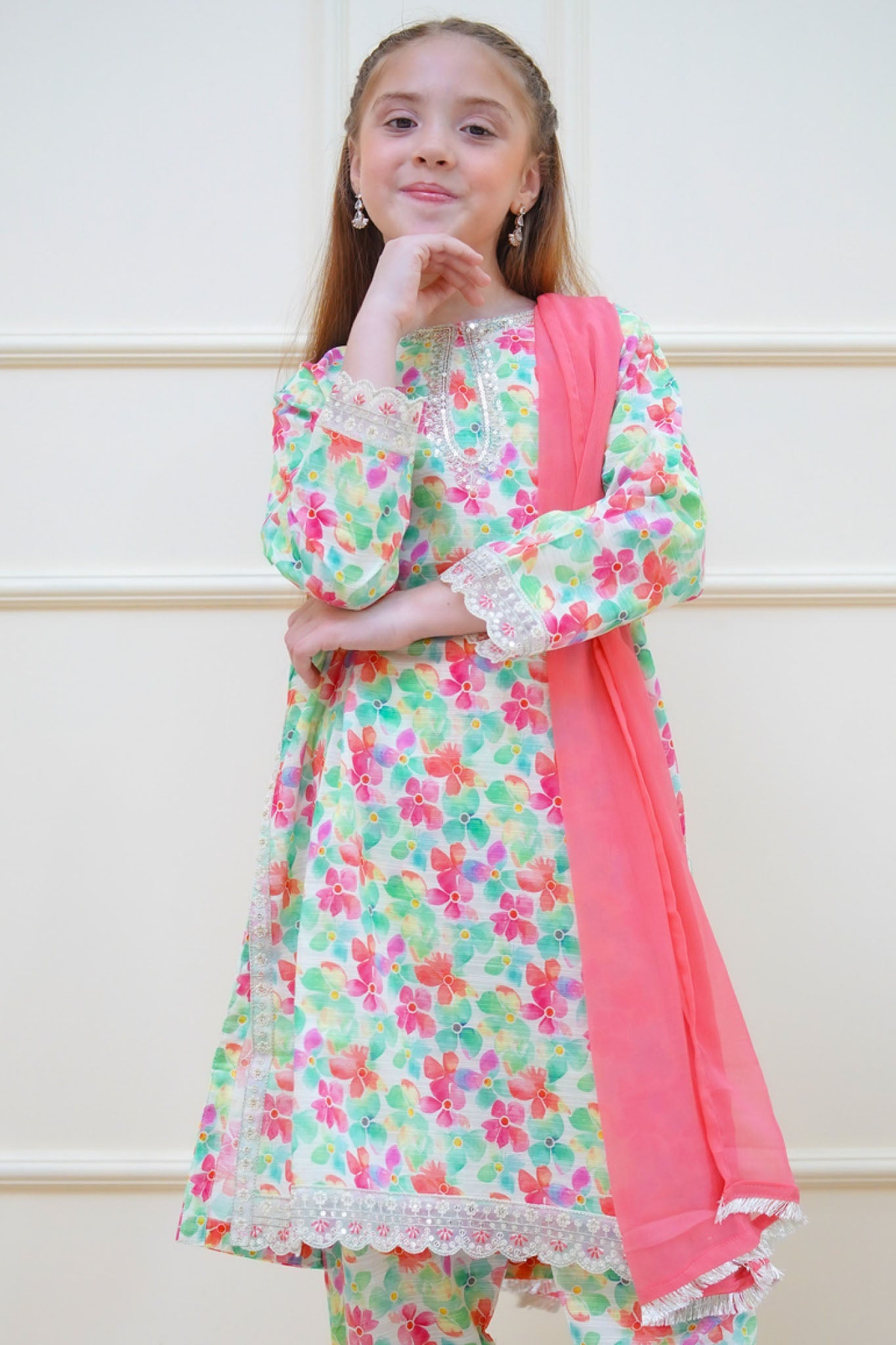 Twinkle Stitches By Shanzey Stitched 3 Piece Emb Lawn Collection'2025-SHK-4415