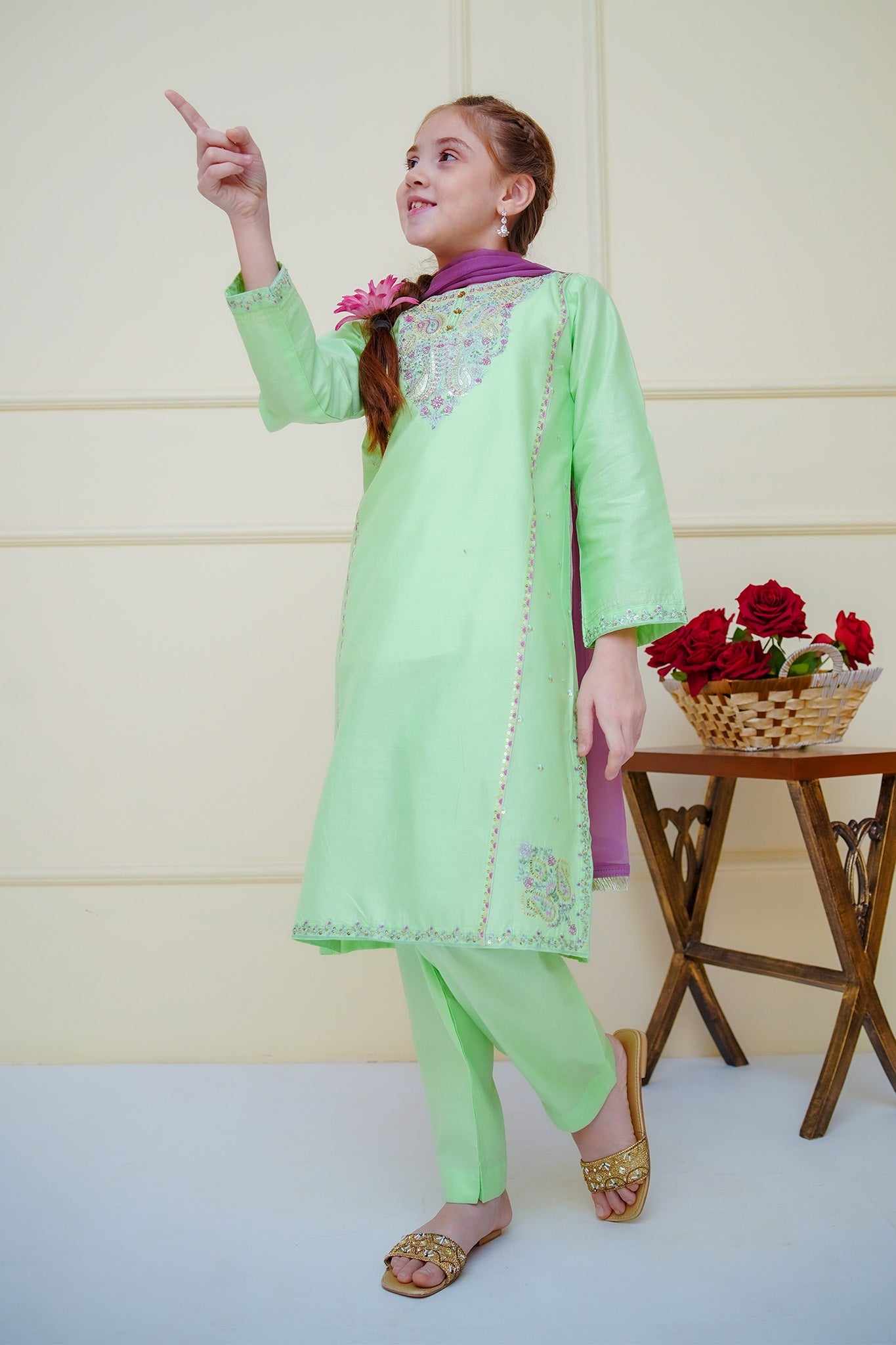 Shanzey Stitched 3 Piece Emb Cambric Edit Summer Collection'2025-SHK-4602