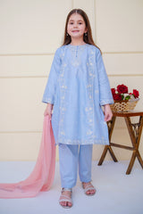 Shanzey Stitched 3 Piece Emb Cambric Edit Summer Collection'2025-SHK-4603