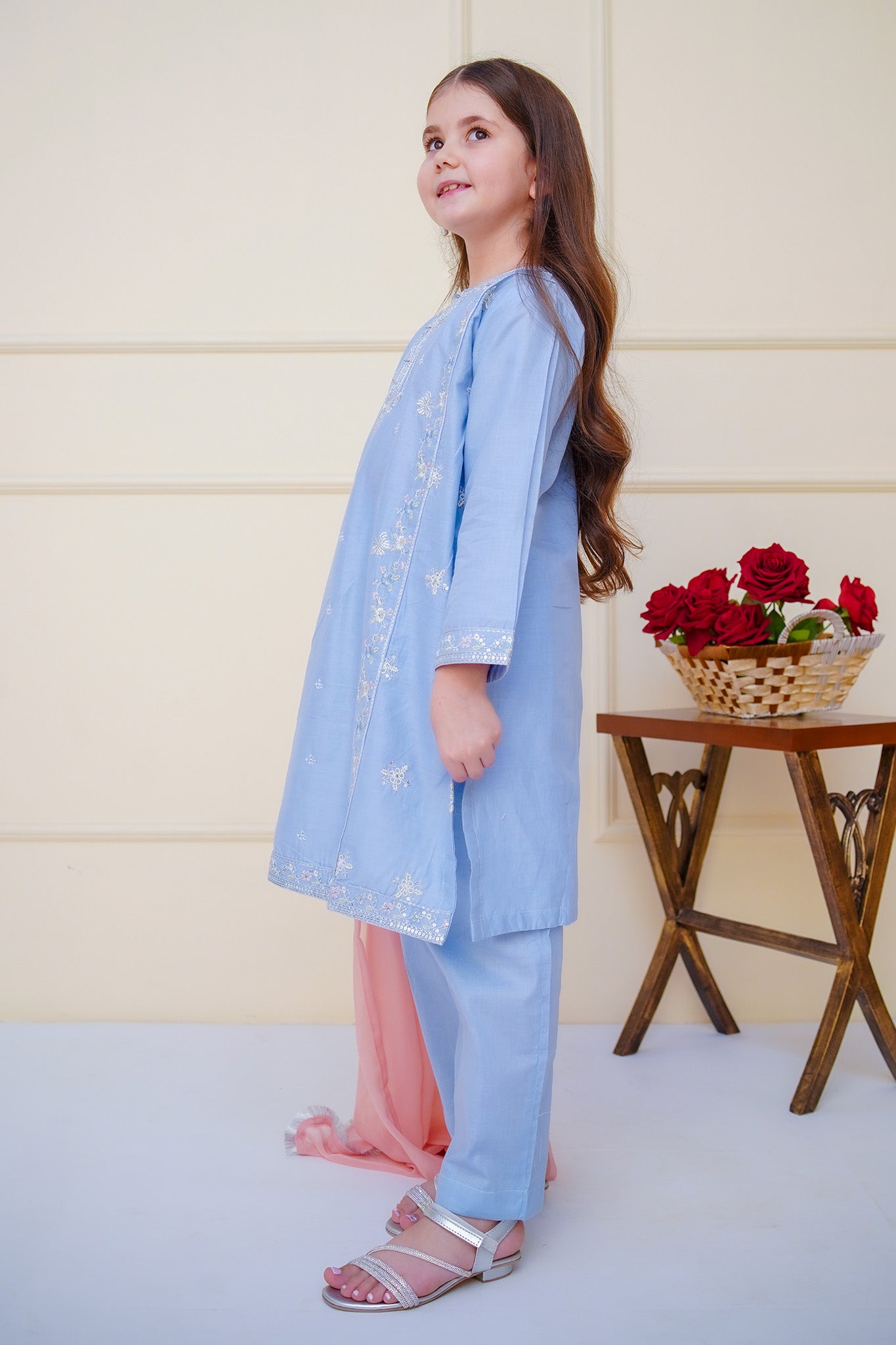 Shanzey Stitched 3 Piece Emb Cambric Edit Summer Collection'2025-SHK-4603