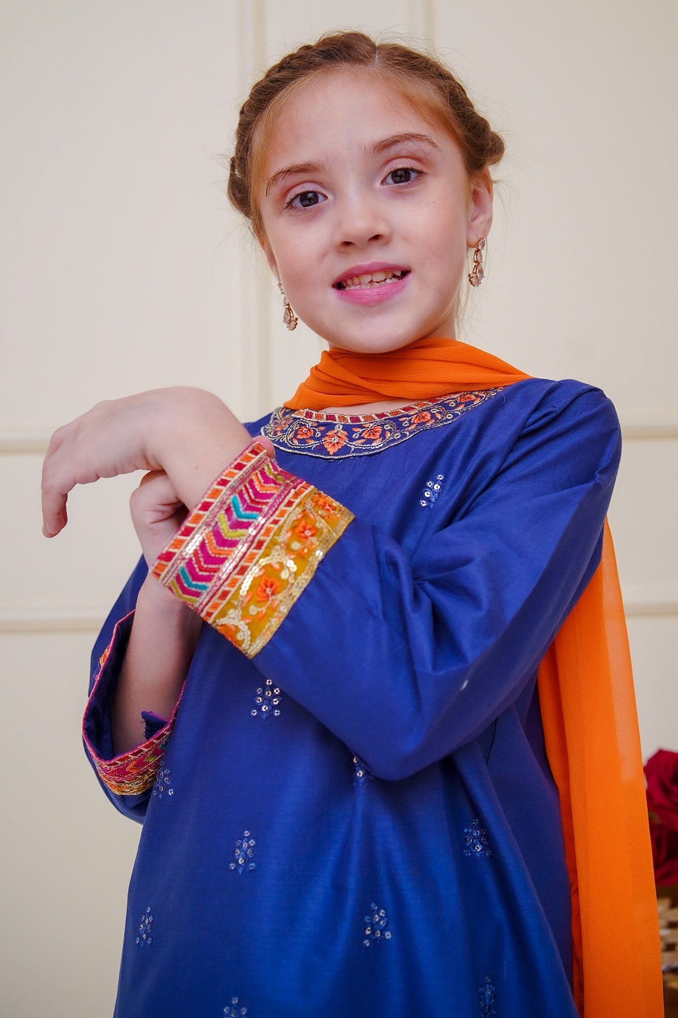 Shanzey Stitched 3 Piece Emb Cambric Edit Summer Collection'2025-SHK-4605