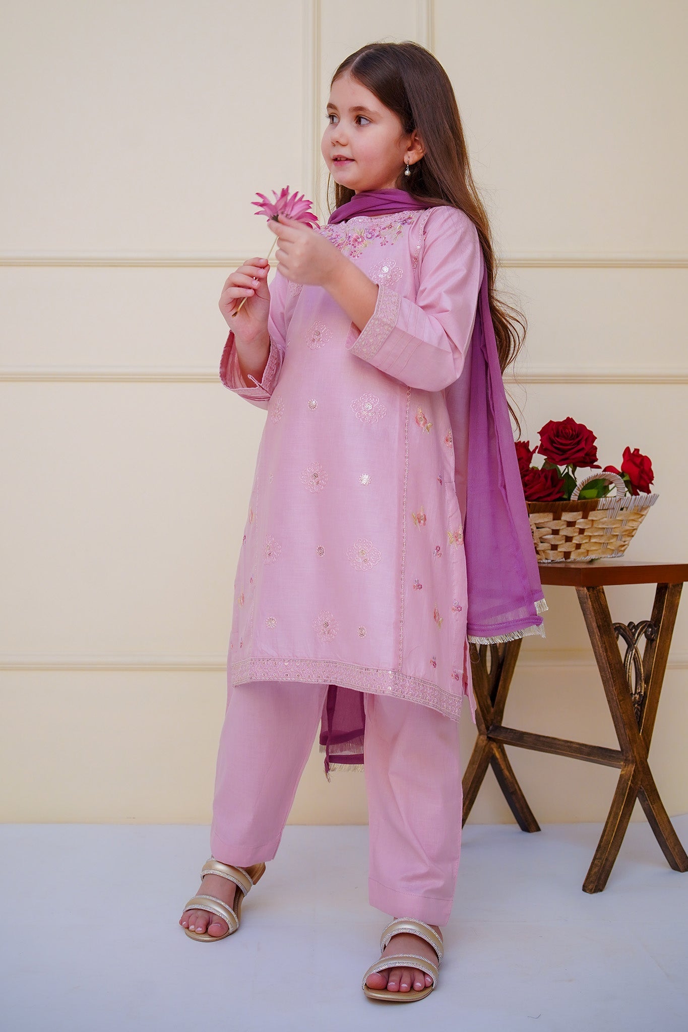 Shanzey Stitched 3 Piece Emb Cambric Edit Summer Collection'2025-SHK-4608
