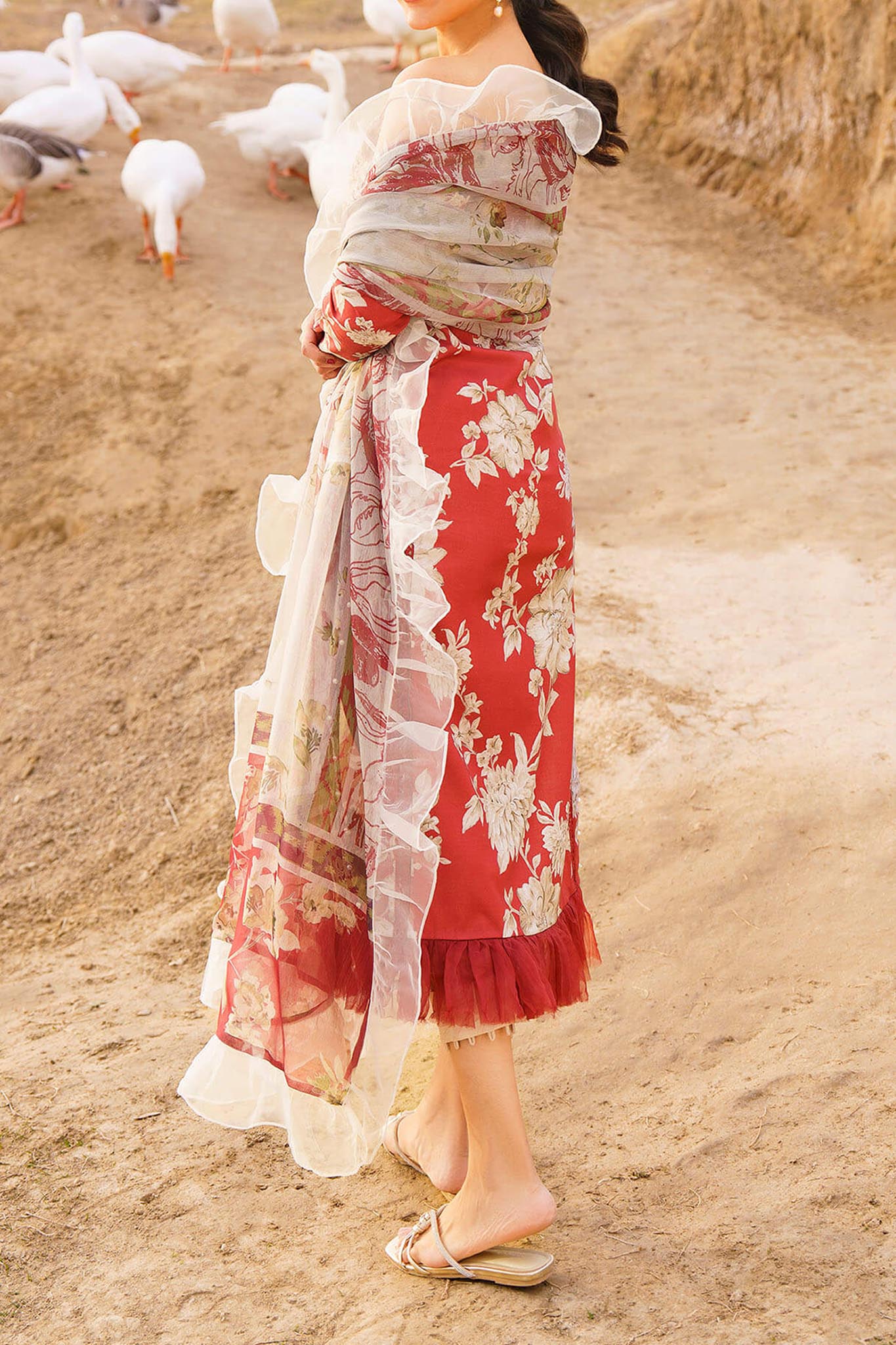 Meraki by Asifa N Nabeel Unstitched 3 Piece Lawn Collection'2024-Sia
