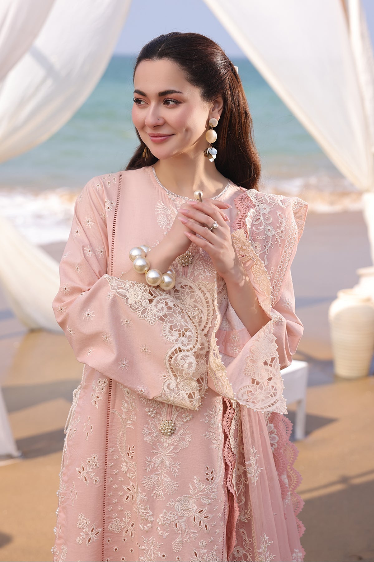 Hania By Imrozia Unstitched 3 Piece Luxury Lawn Collection'2025-SL 84 Amaya