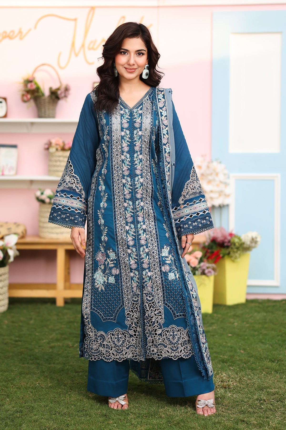 Hayam By Imrozia Serene Unstitched 3 Piece Luxury Eid Lawn Collection'2025-SL 87 SAHAR