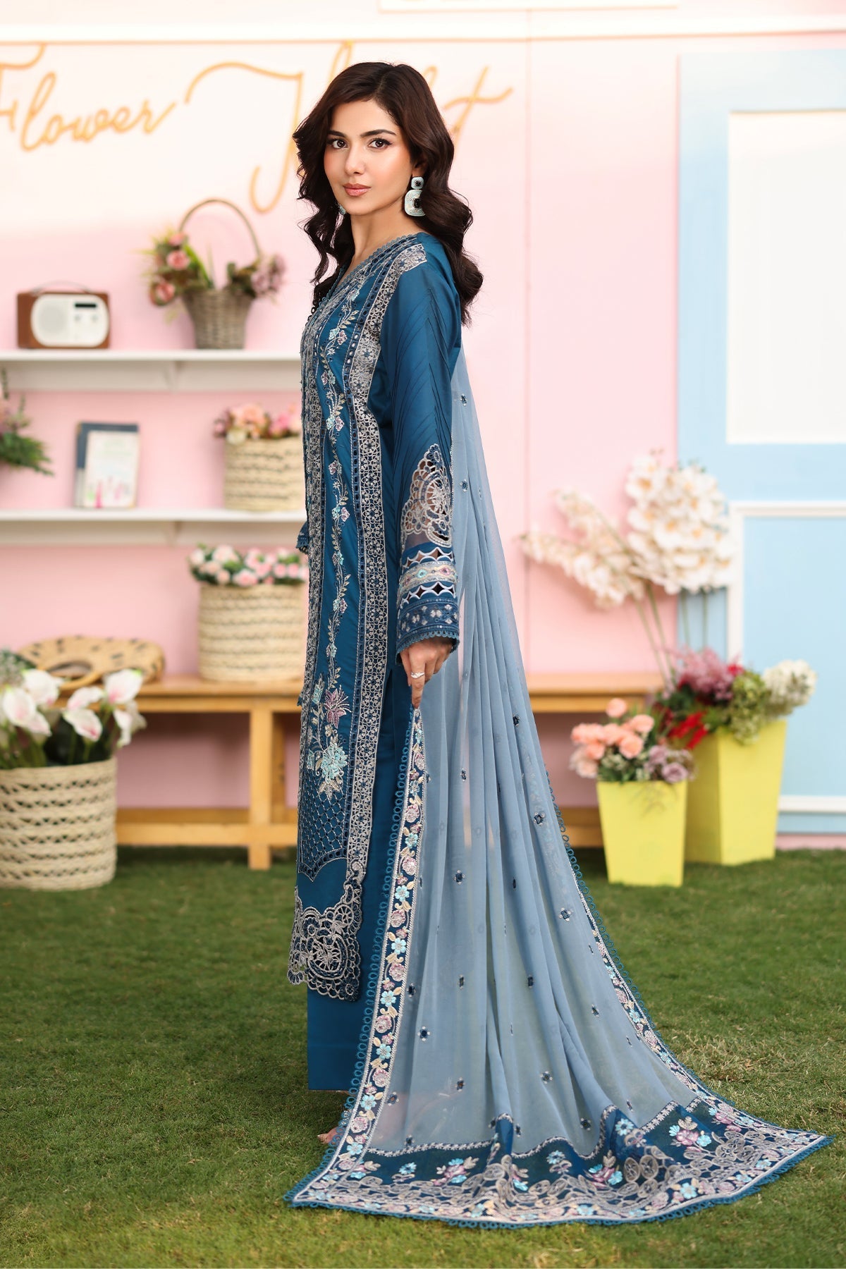 Hayam By Imrozia Serene Unstitched 3 Piece Luxury Eid Lawn Collection'2025-SL 87 SAHAR