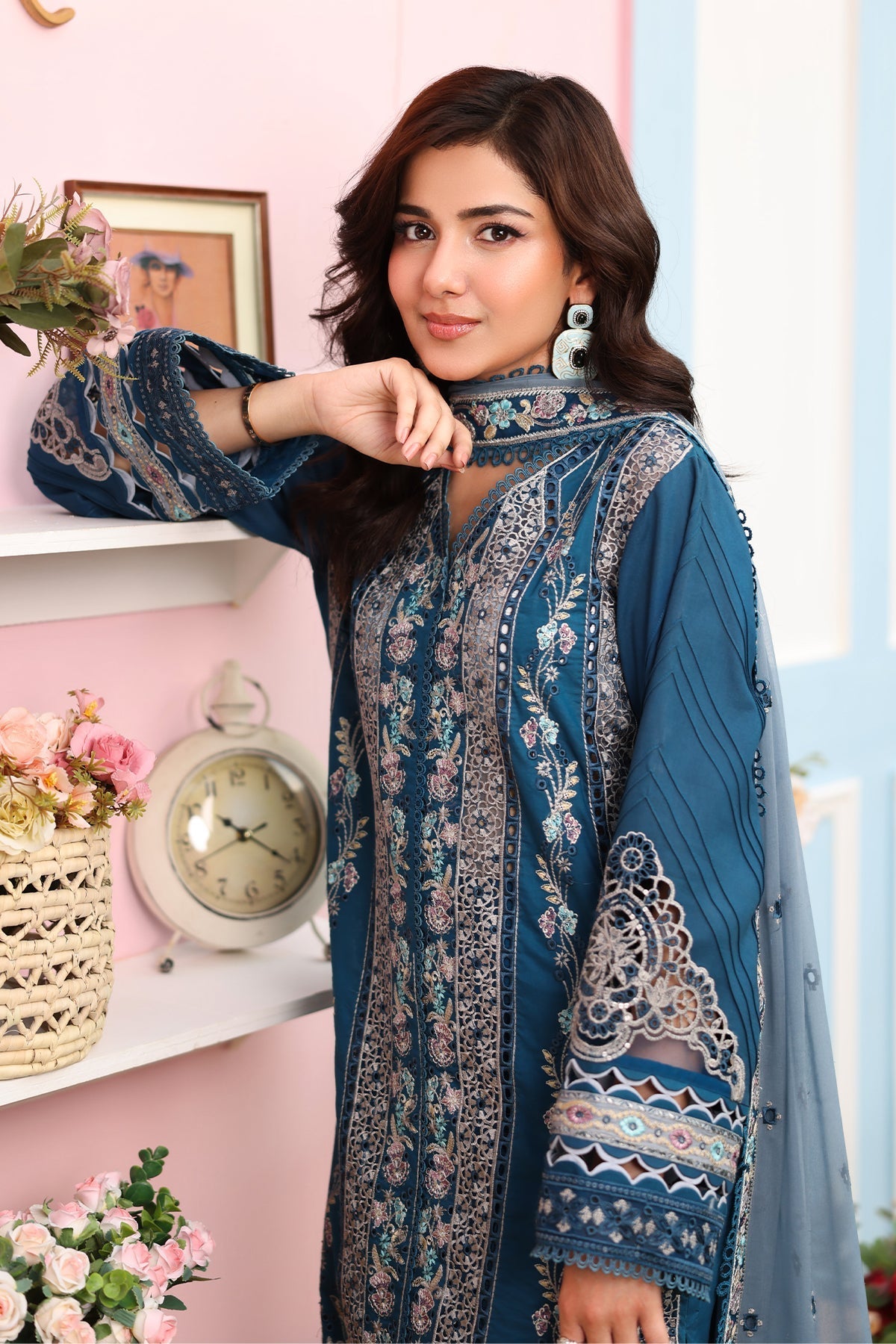 Hayam By Imrozia Serene Unstitched 3 Piece Luxury Eid Lawn Collection'2025-SL 87 SAHAR