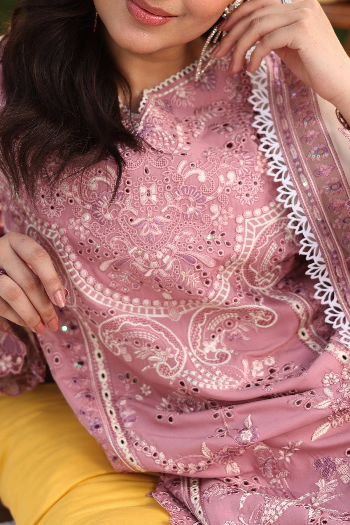 Hayam By Imrozia Serene Unstitched 3 Piece Luxury Eid Lawn Collection'2025-SL 93 ISRA