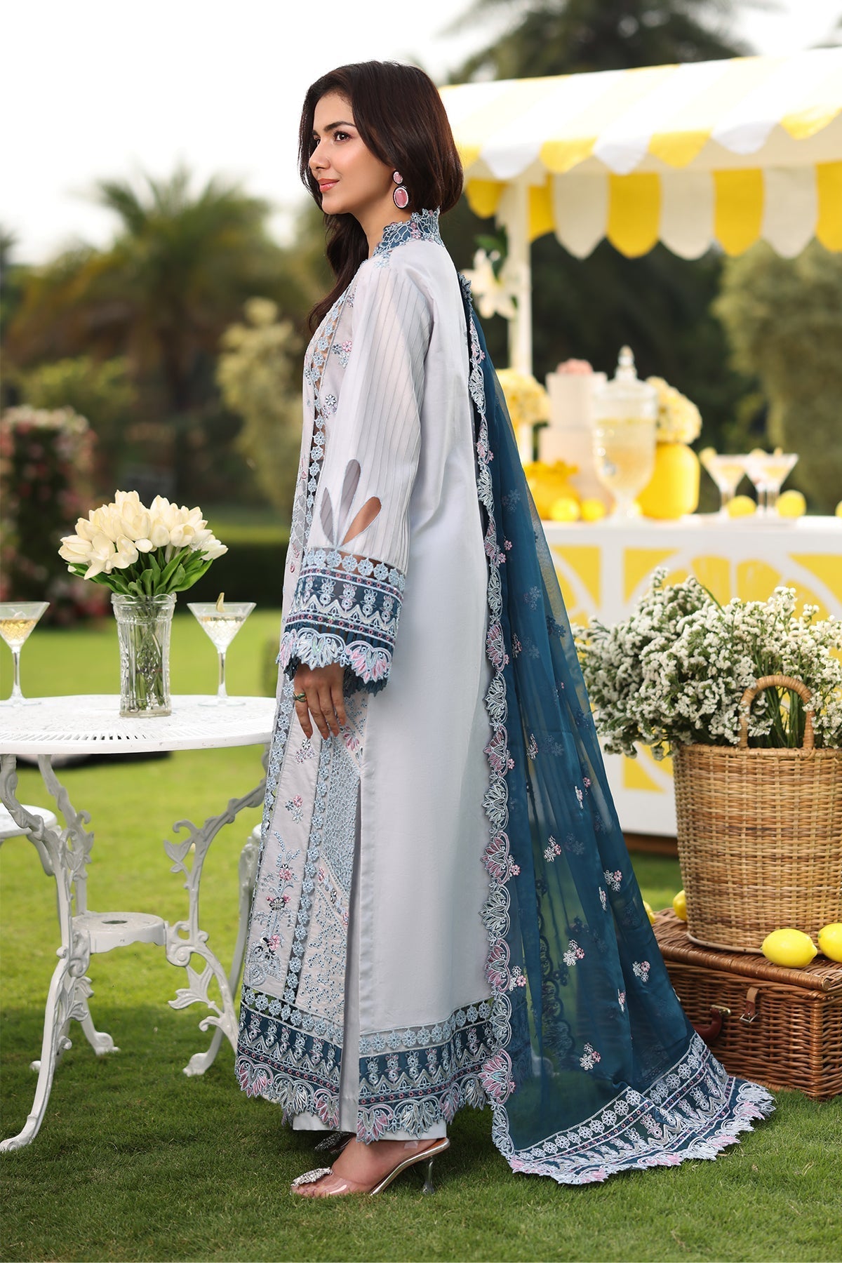 Hayam By Imrozia Serene Unstitched 3 Piece Luxury Eid Lawn Collection'2025-SL 96 MUNIRA