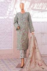 Bin Saeed Stitched 3 Piece Exclusive Printed Lawn Vol-05 Collection'2025-SM-1914-Pista