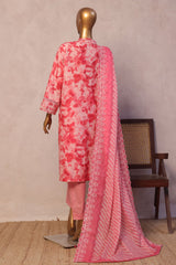Bin Saeed Stitched 3 Piece Luxury Emb with Emb Dupatta Collection'2025-SM-1999-Pink