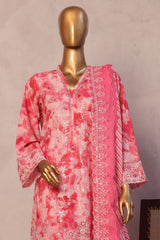 Bin Saeed Stitched 3 Piece Luxury Emb with Emb Dupatta Collection'2025-SM-1999-Pink