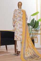 Bin Saeed Stitched 3 Piece Open Front Cutwork Kari Collection'2025-SM-2113-White