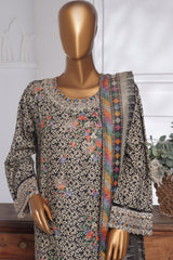 Bin Saeed Stitched 3 Piece Exc Chikankari Lawn Collection'2025-SM-2134-Skin