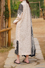 Meraki by Asifa N Nabeel Unstitched 3 Piece Lawn Collection'2024-Snowdrop