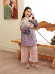 The Bloom Edit by Garnet Stitched 2 Piece Kids Summer Collection'2025-Soft Berry