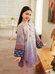 The Bloom Edit by Garnet Stitched 2 Piece Kids Summer Collection'2025-Soft Berry
