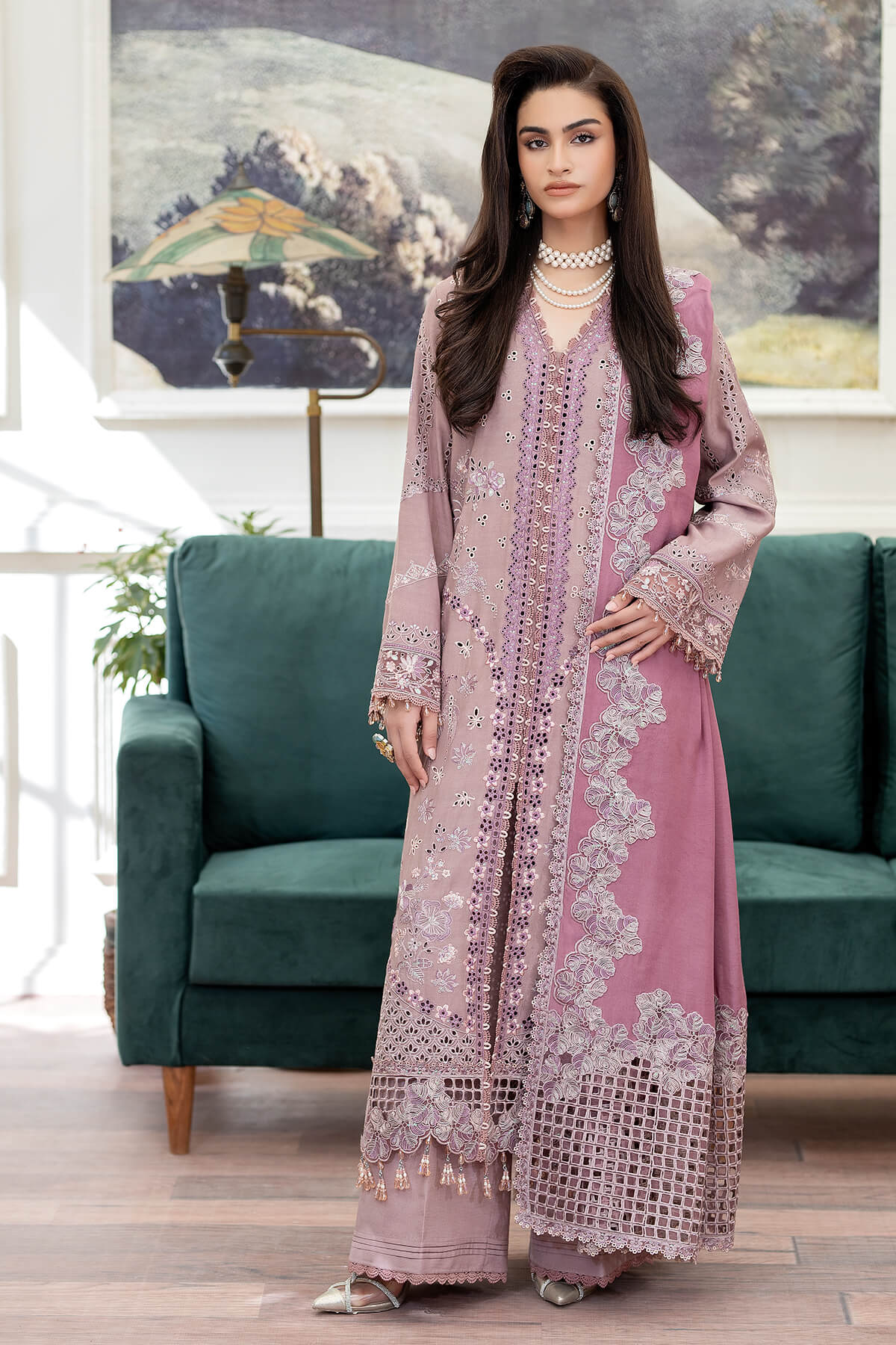 Zebrang By Imrozia Unstitched 3 Piece Silk Collection'2025-SRS-14 Sitara