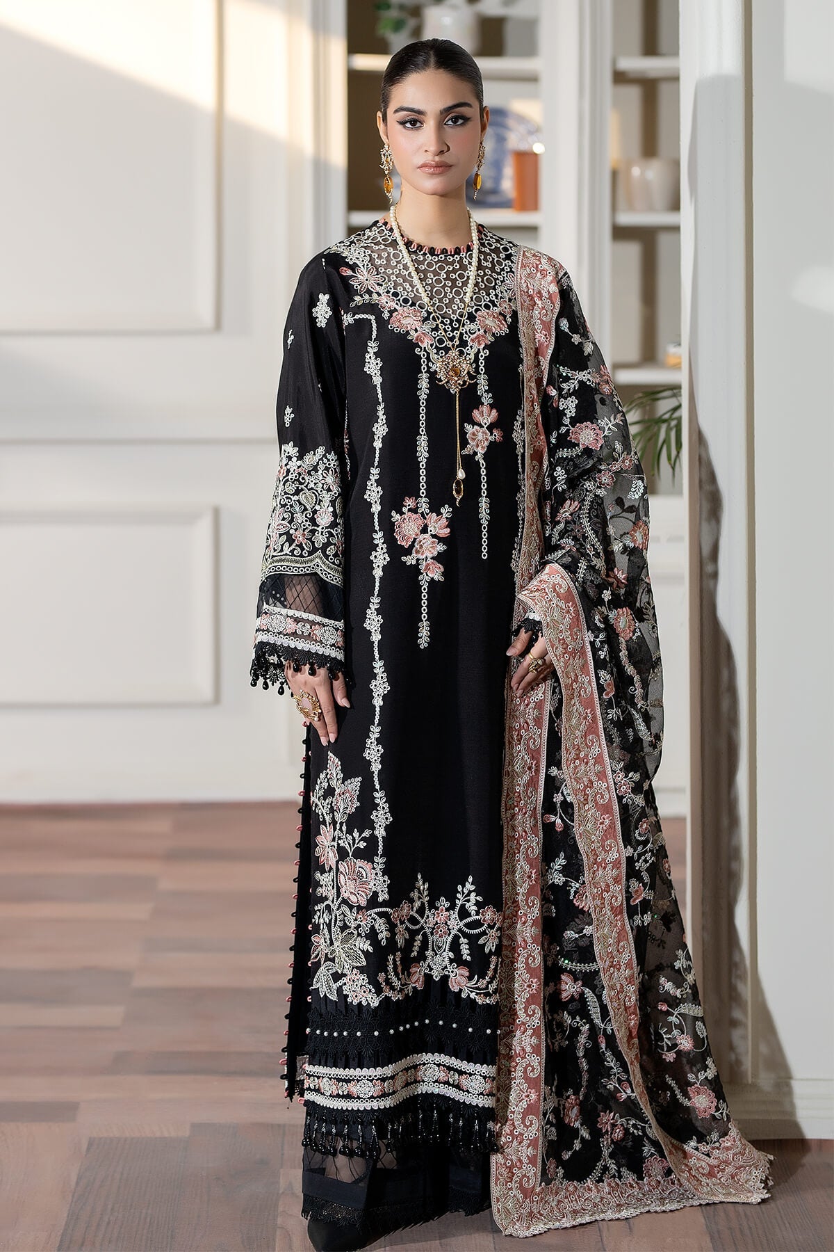 Zebrang By Imrozia Unstitched 3 Piece Silk Collection'2025-SRS-19 Jaanan
