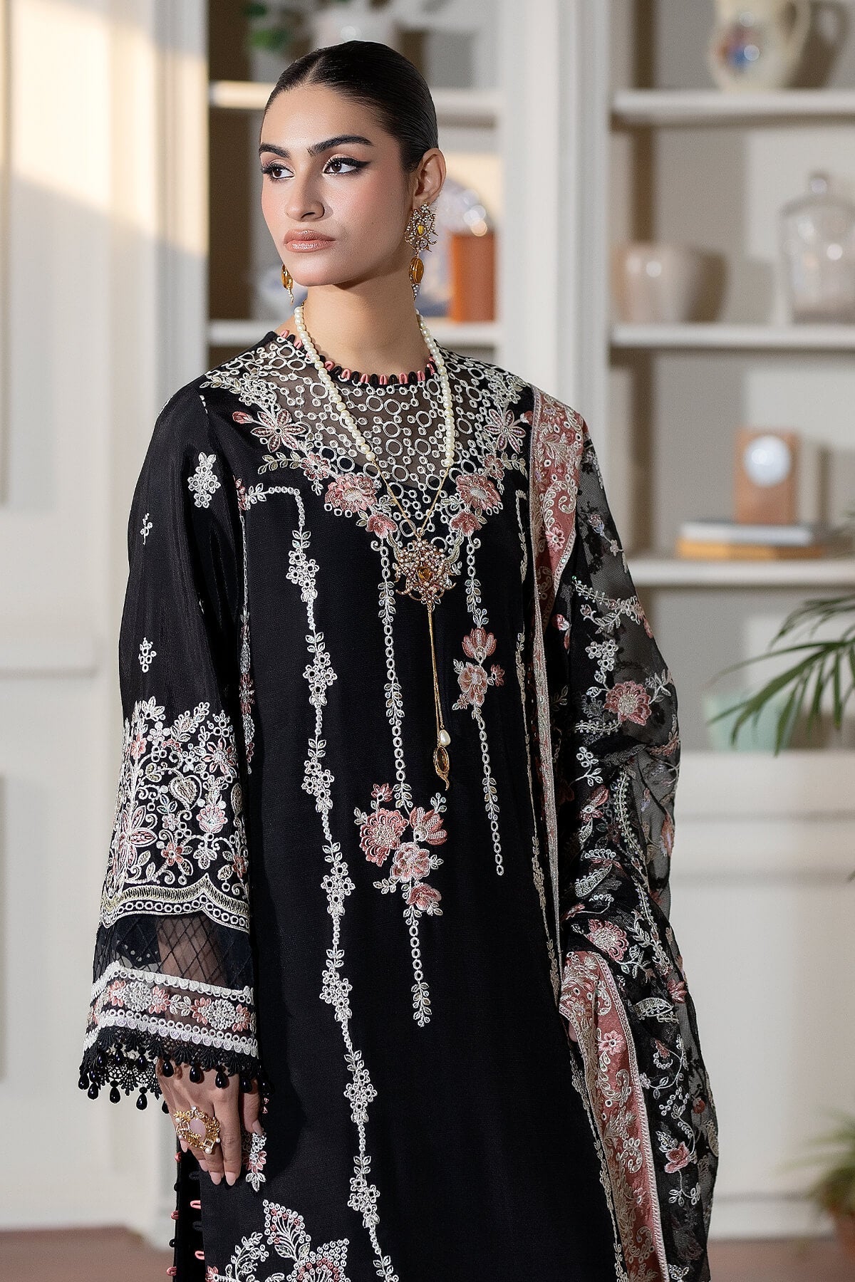 Zebrang By Imrozia Unstitched 3 Piece Silk Collection'2025-SRS-19 Jaanan