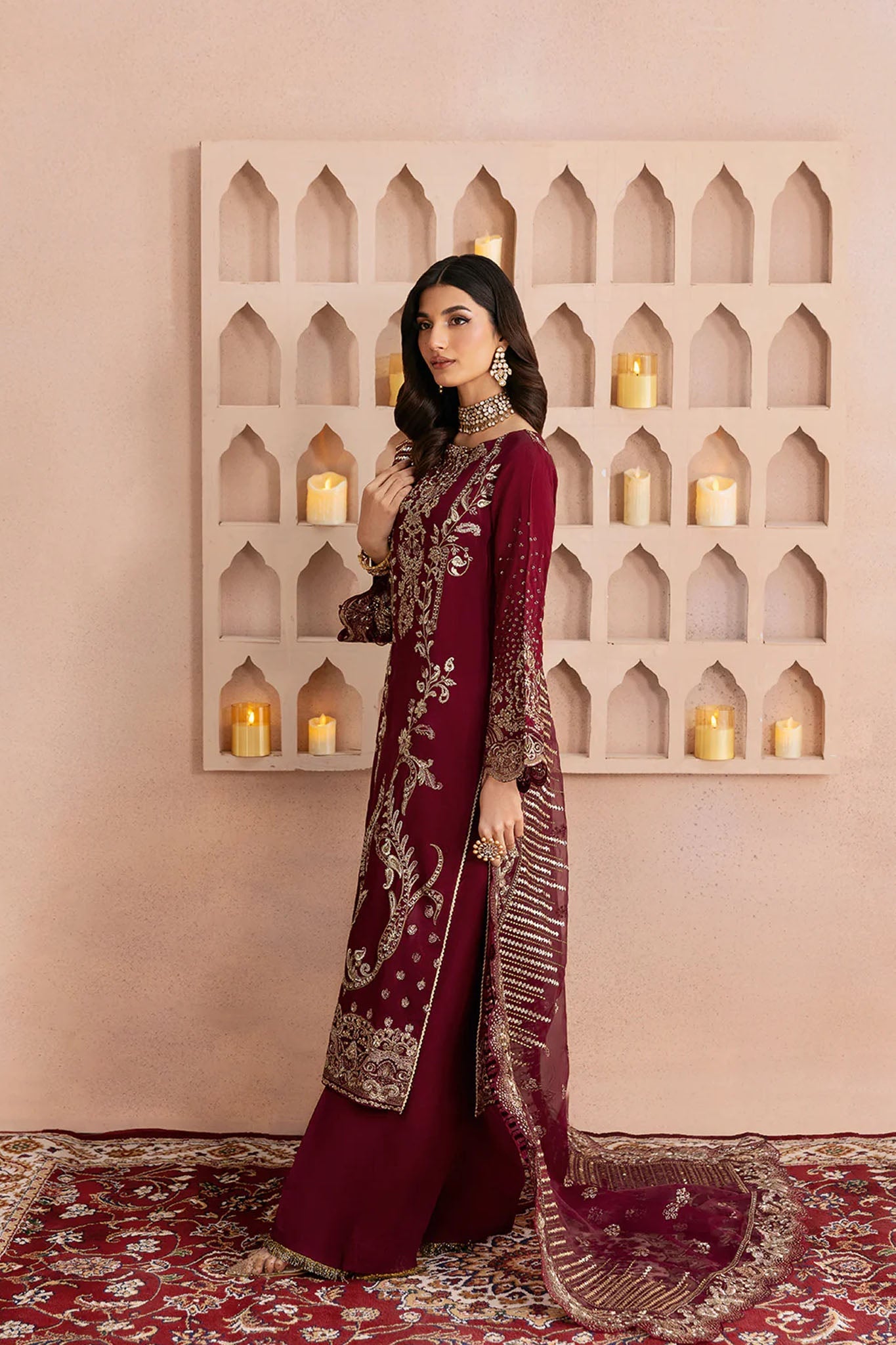 Shehnai by Ramsha Unstitched 3 Piece Raw Silk Vol- 01 Collection'2025-SS-102