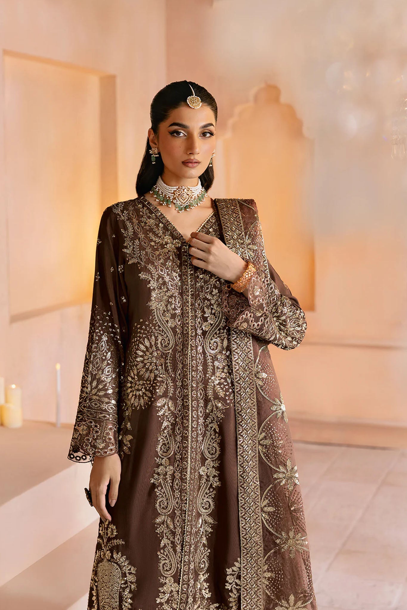 Shehnai by Ramsha Unstitched 3 Piece Raw Silk Vol- 01 Collection'2025-SS-108