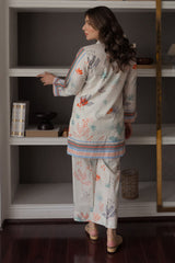 Print Edit By Sahar Stitched 2 Piece Pret Cambric Collection-SSCP-MJ-01-Tropical Allure