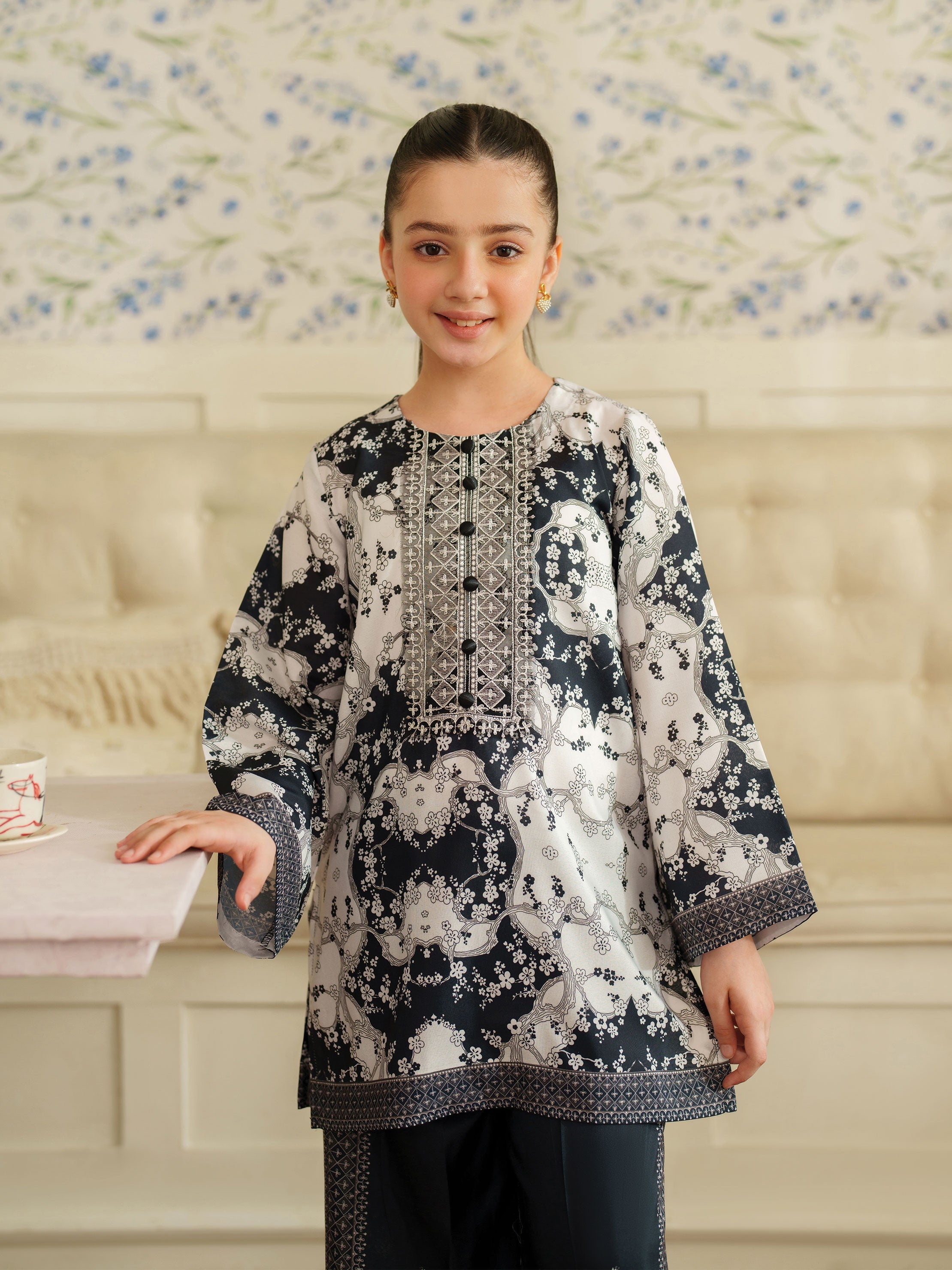 The Bloom Edit by Garnet Stitched 2 Piece Kids Summer Collection'2025-Skylight