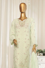 Bin Saeed Stitched 3 Piece Emb Chiffon Collection'2025-STSC-1793-Pista