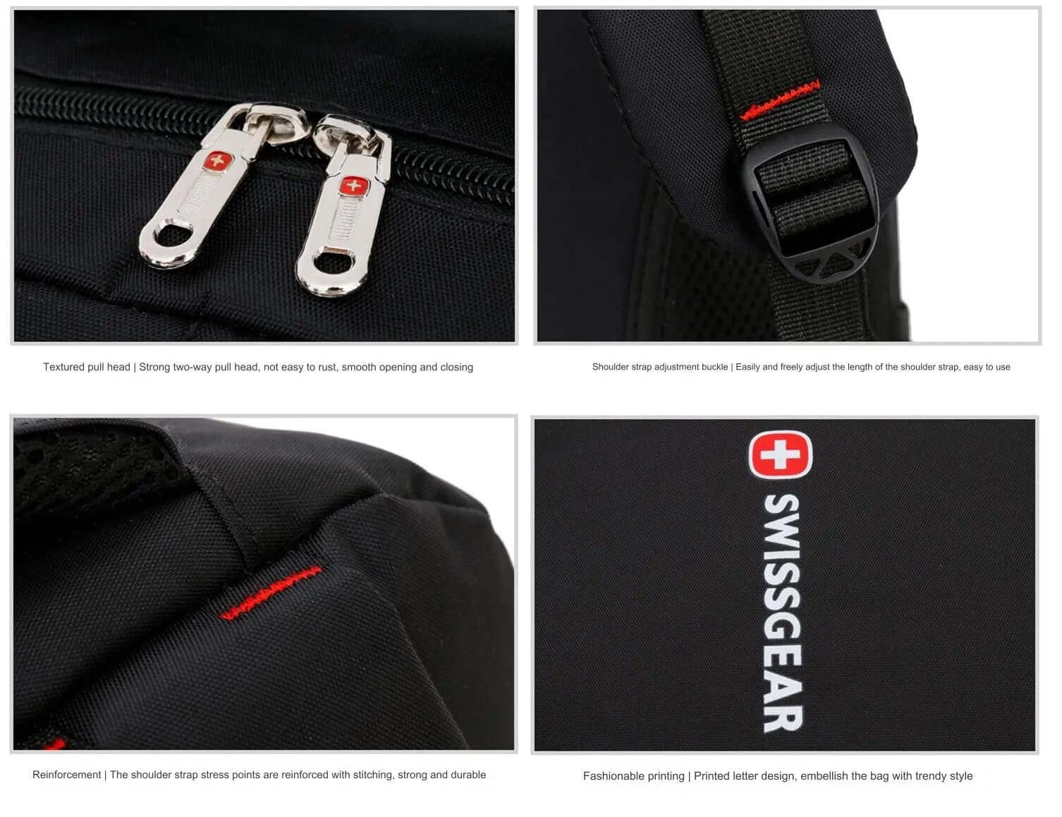 Swissgear Men Laptop Backpack Black - Bag X