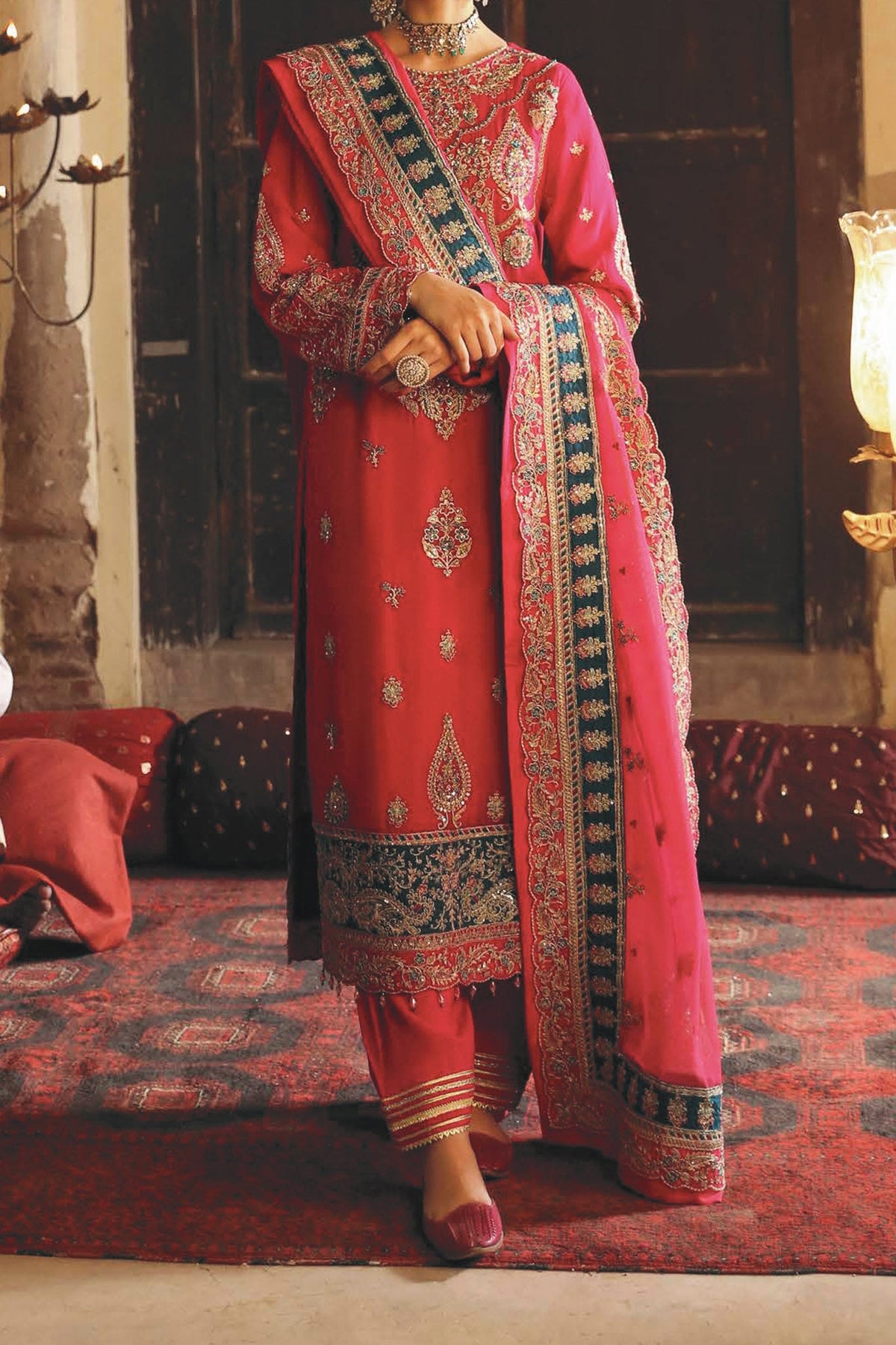 Devdas by Emaan Adeel Unstitched 3 Piece Luxury Festive Formals Collection'2024-Saanvi