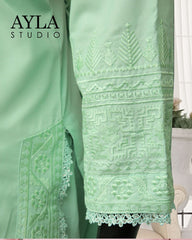 Noor E Rang by Ayla Studio Stitched 2 Piece Summer Collection'2025-Sabz-Sitara