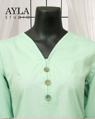 Noor E Rang by Ayla Studio Stitched 2 Piece Summer Collection'2025-Sabz-Sitara